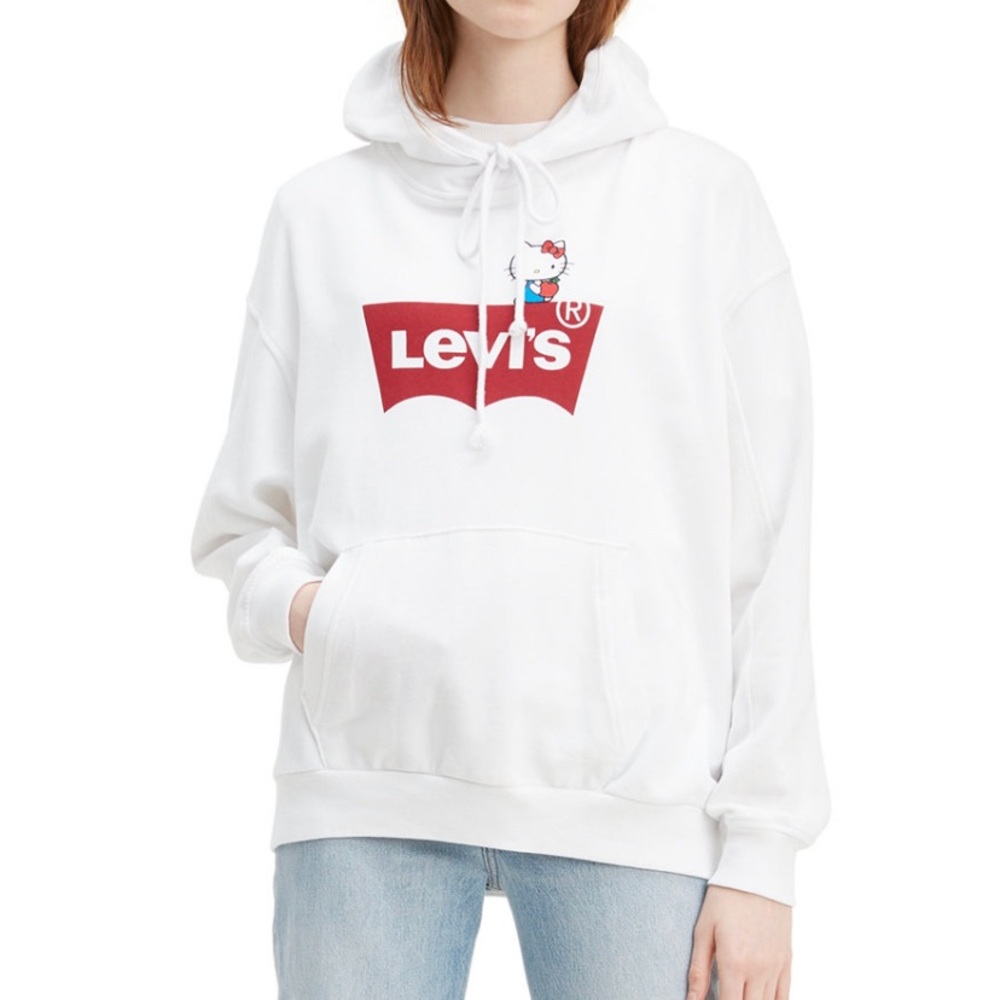 Levis Sanrio Hello Kitty Cotton Hoodie Large